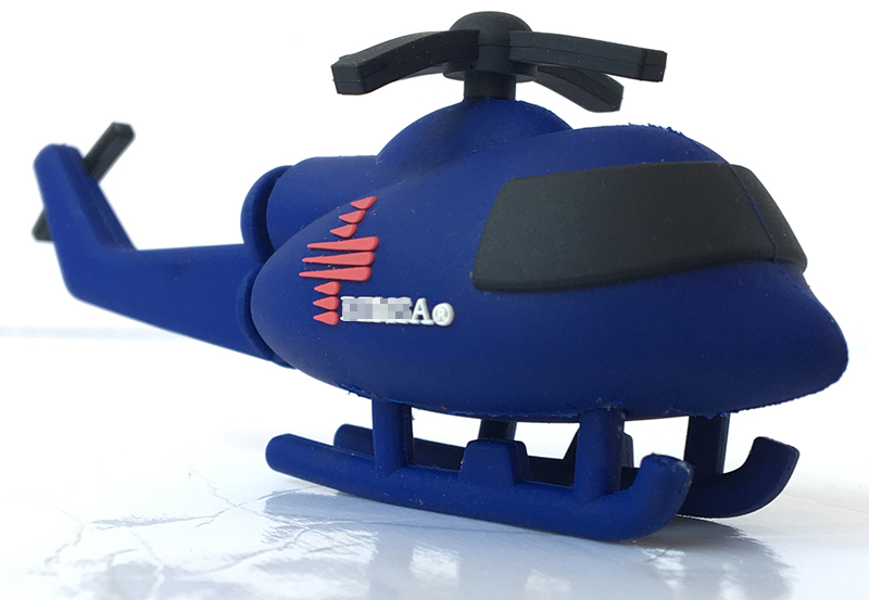 customed helicopter USB flash drive.