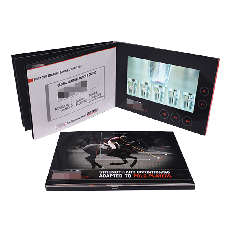 Video marketing video brochures with 5 inch IPS screen